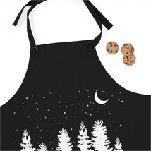 Black and White Social Distance Tent Illustration Apron for Unisex - $36.05