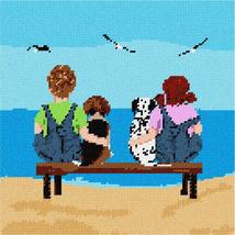 Pepita Needlepoint kit: Beach Pals Dogs, 10&quot; x 10&quot; - $78.00+