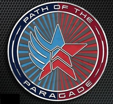 Path of the Paracade Mass Effect Enamel Pin Paragon Renegade Glow In The Dark - £23.97 GBP