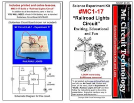MC1-17 ** Mr Circuit Science ** Experiment Kit  -RAILROAD LIGHTS - $3.91