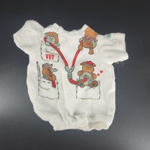 1984 Cabbage Patch Kids Doll Clothes one piece Vet Outfit Romper Vintage - $8.90