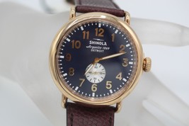 SHINOLA The Runwell Mindnight 47mm Case Sub-Dial DPVD Rose Gold Watch-D11000168 - £353.63 GBP