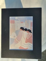 Rochester  Matted Print  3 Women in a Native American Village  8 x 10 - £11.71 GBP