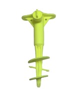 Beach Umbrella Anchor Holder Heavy Plastic Bright Green Spiral Sand Insert - £9.58 GBP