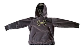 Under Armour Youth Size Medium Loose Gray Sweatshirt Hoodie - $183.60 MXN