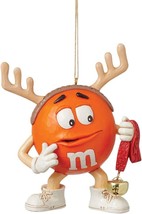Enesco M&amp;M&#39;s by Jim Shore Orange Character Dressed as Reindeer Hanging O... - $34.99