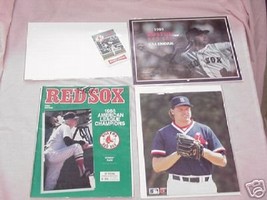 4 Boston Red Sox 70s/80s Photography Cards - £15.72 GBP