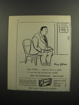 1953 Ry-Krisp Crackers Advertisement - Cartoon by Mary Gibson - Poor Willie - £14.50 GBP