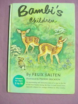 Bambi&#39;s Children Felix Salten 1950 H/C Bambi - £9.43 GBP
