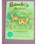 Bambi&#39;s Children Felix Salten 1950 H/C Bambi - £9.42 GBP