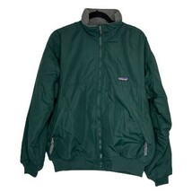 Patagonia Bomber Jacket Vtg 90s Mens M Green Blue Gray Fleece Lined Zip ... - $328.66