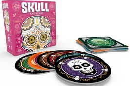Skull Party Game Bluffing Strategy Fun for Game Night Family Board Game ... - $42.03