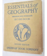 Essentials of Geography Second Book 1920 HC Brigham - £15.71 GBP