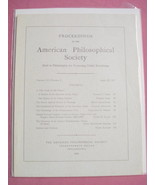 1971 Proceedings of the American Philosophical Society - $14.99