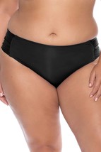 BECCA ETC Womens Color Code Hipster Bikini Bottoms,Black,1X - £35.48 GBP