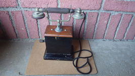 ANTIQUE 1895 ERICSSON TELEPHONE CRANK MAGNETO STOCKHOLM SWEDEN RARE!! - $200.00