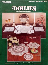 Leisure Arts Leaflet #539: Doilies in All Shapes &amp; Sizes - £2.68 GBP