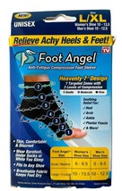 Foot Angel Anti-Fatigue Compression Foot Sleeve, Relieve Achy Heels L/XL... - £10.27 GBP
