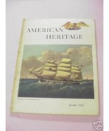 American Heritage Oct. 1955 Daniel Boone General Grant - $14.99