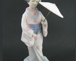 Vintage KPM Japanese Geisha Girl with Umbrella Parasol Porcelain Figurin... - £31.61 GBP