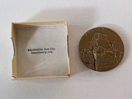 1972 Zion National Parque Centennial 1919 Bronce Medalla Token Medalla Arte - £25.23 GBP