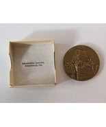 1972 Zion National Parque Centennial 1919 Bronce Medalla Token Medalla Arte - £25.02 GBP
