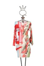 Save The Queen: Rose Garden Abstract Art Kimono Midi Dress - £140.99 GBP