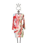 Save The Queen: Rose Garden Abstract Art Kimono Midi Dress - £144.30 GBP