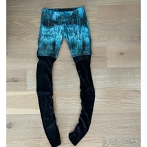 ALO Yoga Goddess Leggings Teal Ombre Black - $39.99