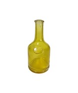 Vintage Yellow Glass Bottle Japan - $17.77