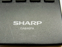 Sharp Aquos GA846PA Remote Control Only Cleaned Tested Working No Battery - £17.59 GBP