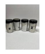 Set of 8 Vintage Metal Spice Jars West Bend Spun Aluminum Mixed Lot  - $614.82 MXN