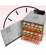 10 Layers Dehydrator Fruit Vegetable Pet Food Herbs Dry Machine 110V 800W - $383.69 CAD