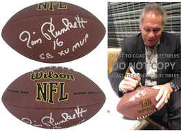 Jim Plunkett Signed Football Proof COA Autographed Oakland Raiders Stanford - £158.26 GBP