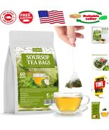 60 Count Organic Soursop Tea Bags - Fresh Graviola Leaves, No Additives ... - $455.80 MXN