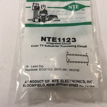 (1) NTE NTE1123 Integrated Circuit Color TV Subcarrier Processing Circuit - $9.99