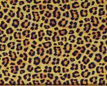 Cotton Lawn Leopard Print Spots Jungle Animal Fabric Print by the Yard D... - $12.95