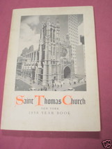 Saint Thomas Church New York 1958 Year Book Episcopal - £16.07 GBP