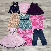 Girls Clothes Lot Size 12 Mos 9pc Dresses Jeans Spring Summer Play Levis... - $35.50