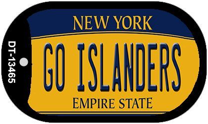 Go Islanders Novelty Metal Dog Tag Necklace DT-13465