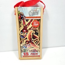 Marvel Avengers Assemble 15 Piece Wooden Magnetic Heroes NEW - £17.40 GBP
