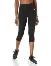 adidas Women&#39;s Training Essentials 3-Stripes High Waisted 3/4 Tights, Bl... - $21.27+