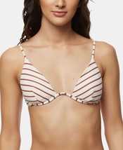 O&#39;Neill Womens Karmen Stripe Underwire Bikini Top,Brown,X-Large - £39.47 GBP
