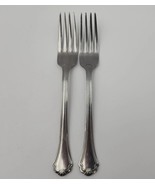 Oneida Silver Discontinued Stainless 18/0 Midtowne Dinner Fork - Set of 2 - £18.07 GBP