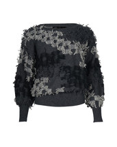 Marc Jacobs Knitted Sweater In Wool Women Grey Xs - £149.02 GBP