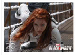Black Widow Lithograph Disney Movie Club Exclusive NEW - $10.00