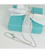 20&quot; Tiffany &amp; Co Mens Unisex Dog Chain Bead Chain Necklace in Sterling S... - $179.00