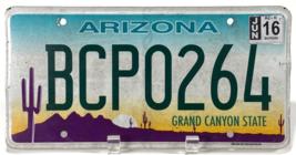 2000's Arizona License Plate - BCP0264 - Grand Canyon State-Desert Lands... - $10.50