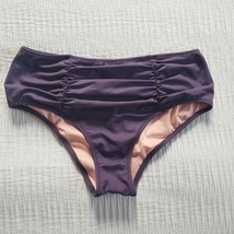 Victoria&#39;s Secret Purple Bikini Bottoms SWIM High Waist Size XS - £5.47 GBP