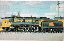 Postcard Train Steam Locomotive Woodburner 1872 National Museum Science Tech - £3.94 GBP